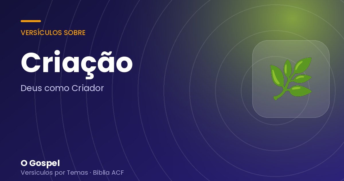Imagem do tema Criação
