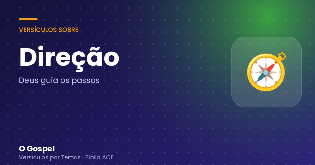 Imagem do tema Direção