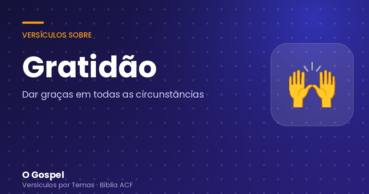 Imagem do tema Gratidão