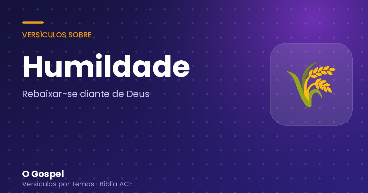 Imagem do tema Humildade