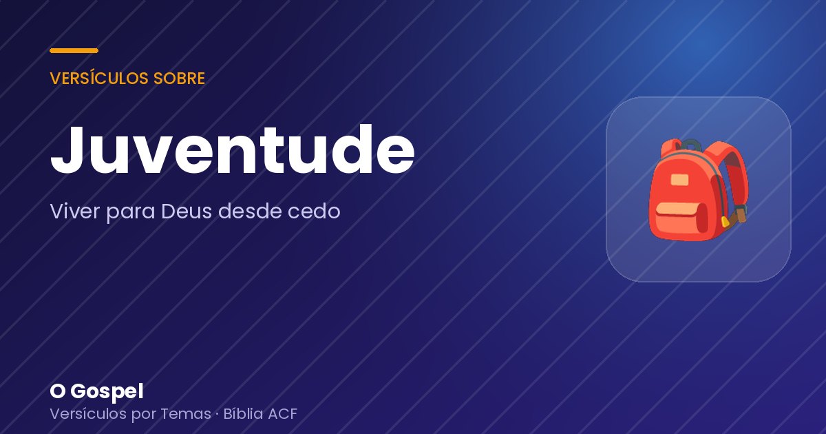 Imagem do tema Juventude