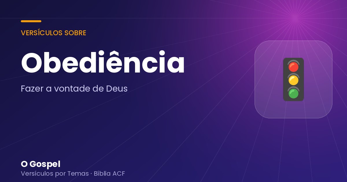 Imagem do tema Obediência