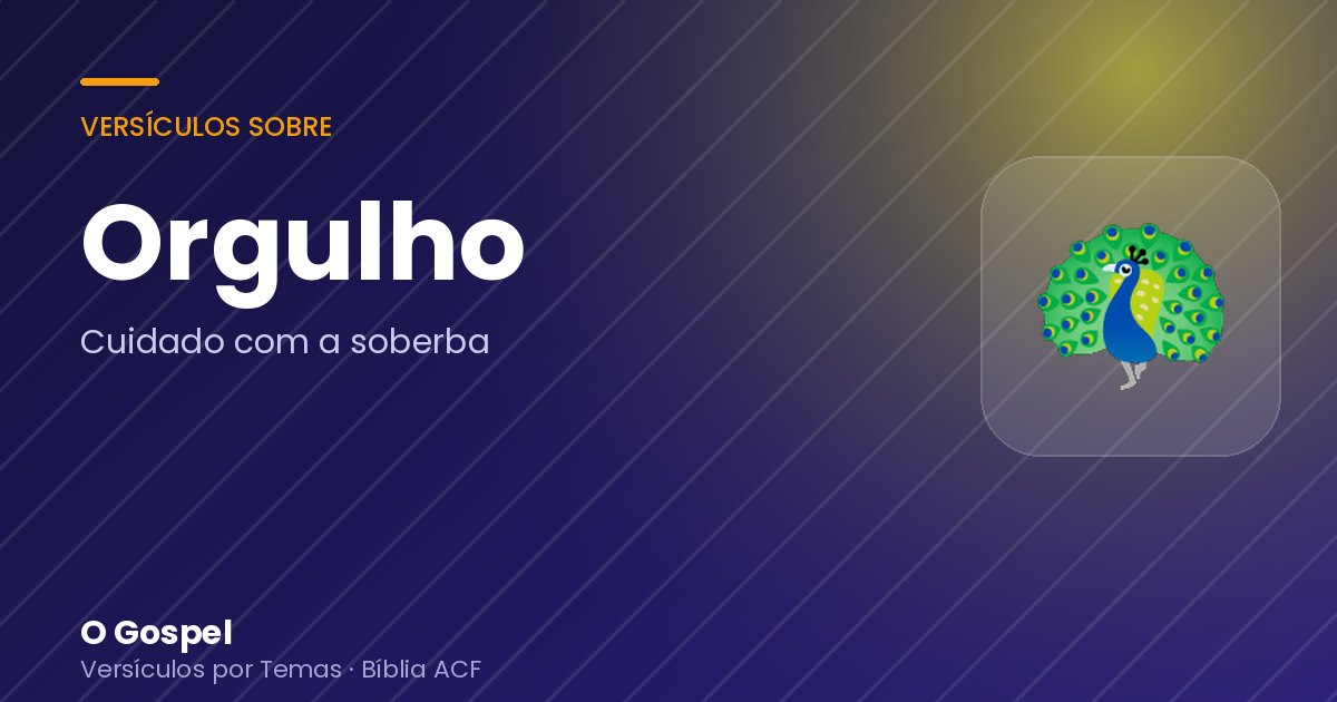 Imagem do tema Orgulho