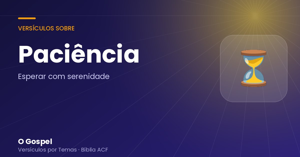 Imagem do tema Paciência