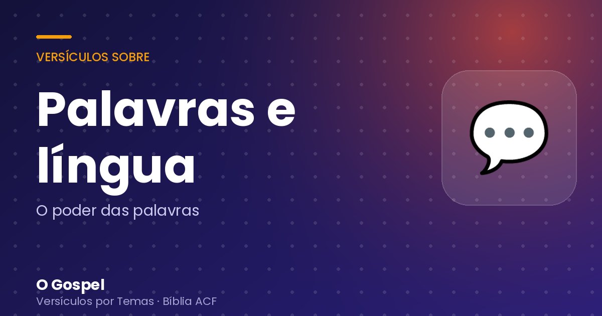 Imagem do tema Palavras e língua