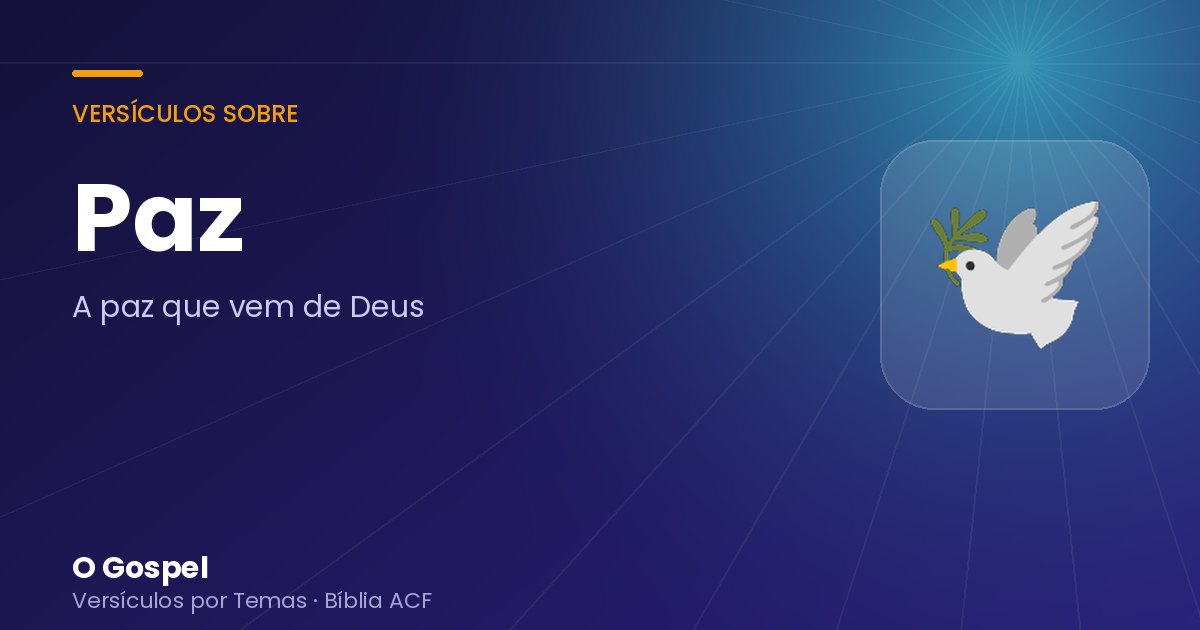 Imagem do tema Paz