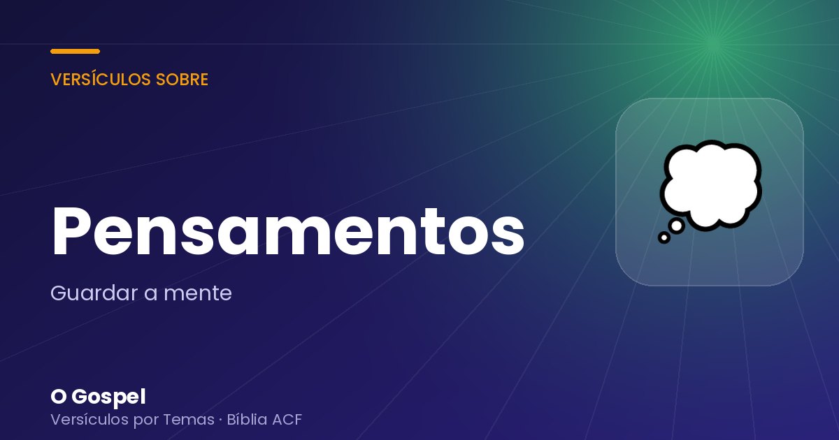 Imagem do tema Pensamentos