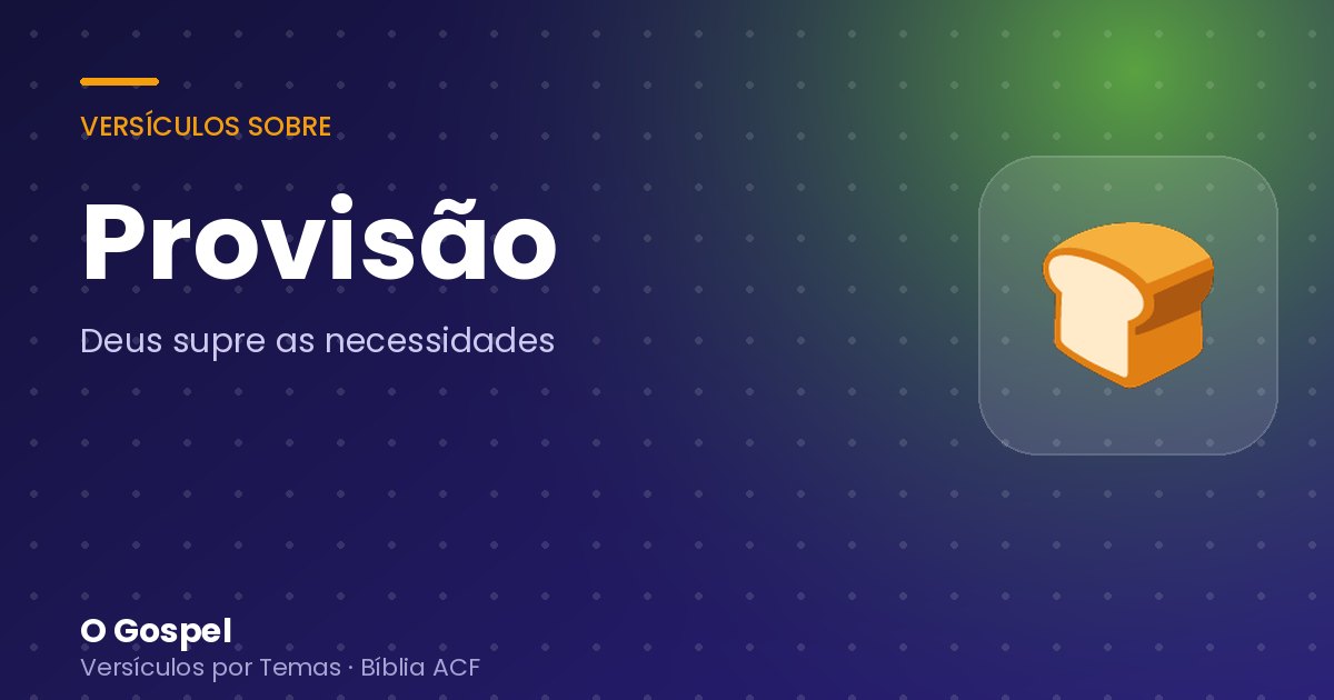 Imagem do tema Provisão