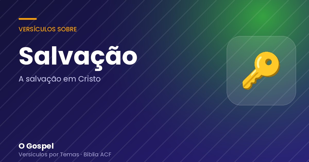 Imagem do tema Salvação