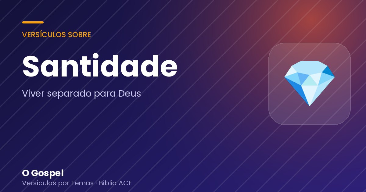 Imagem do tema Santidade