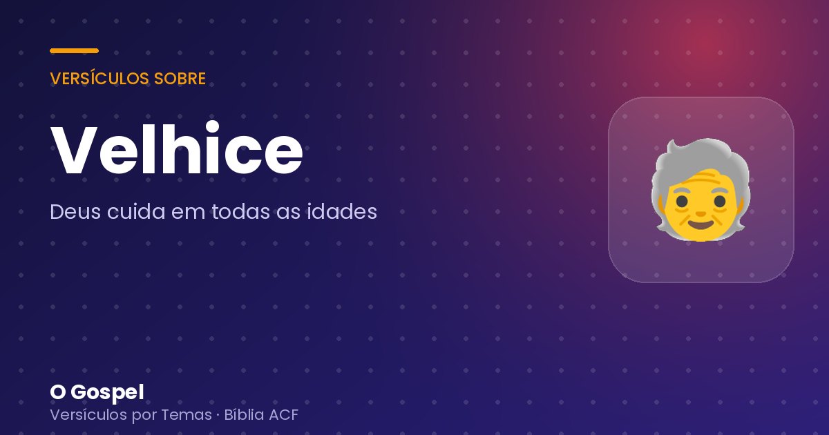 Imagem do tema Velhice